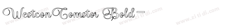 WestconComstor Bold字体转换